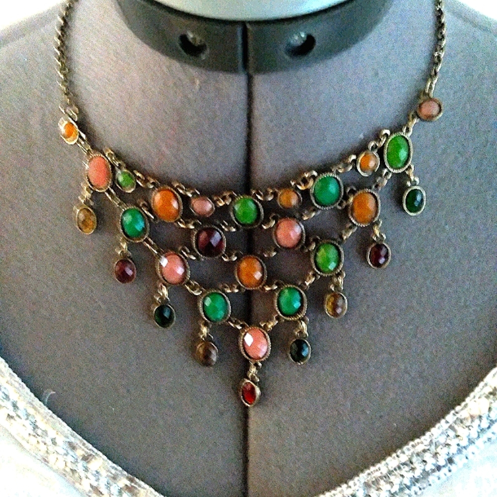 Vintage Costume Designer Necklace